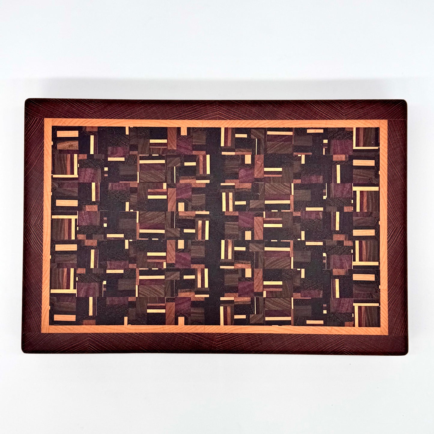 Bluegrass Chaos - End Grain Cutting & Serving Board