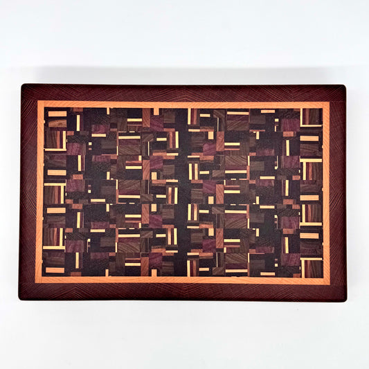 Bluegrass Chaos - End Grain Cutting & Serving Board