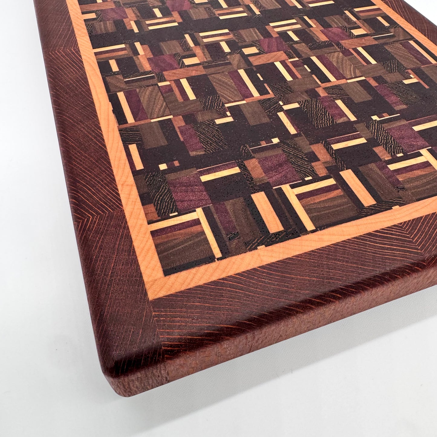 Bluegrass Chaos - End Grain Cutting & Serving Board