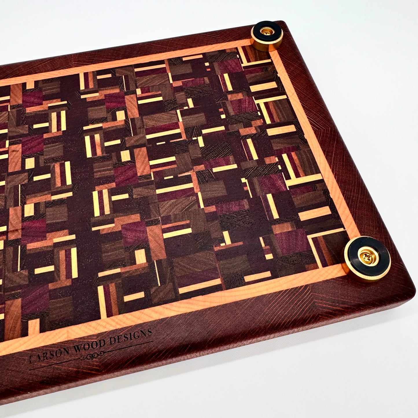 Bluegrass Chaos - End Grain Cutting & Serving Board
