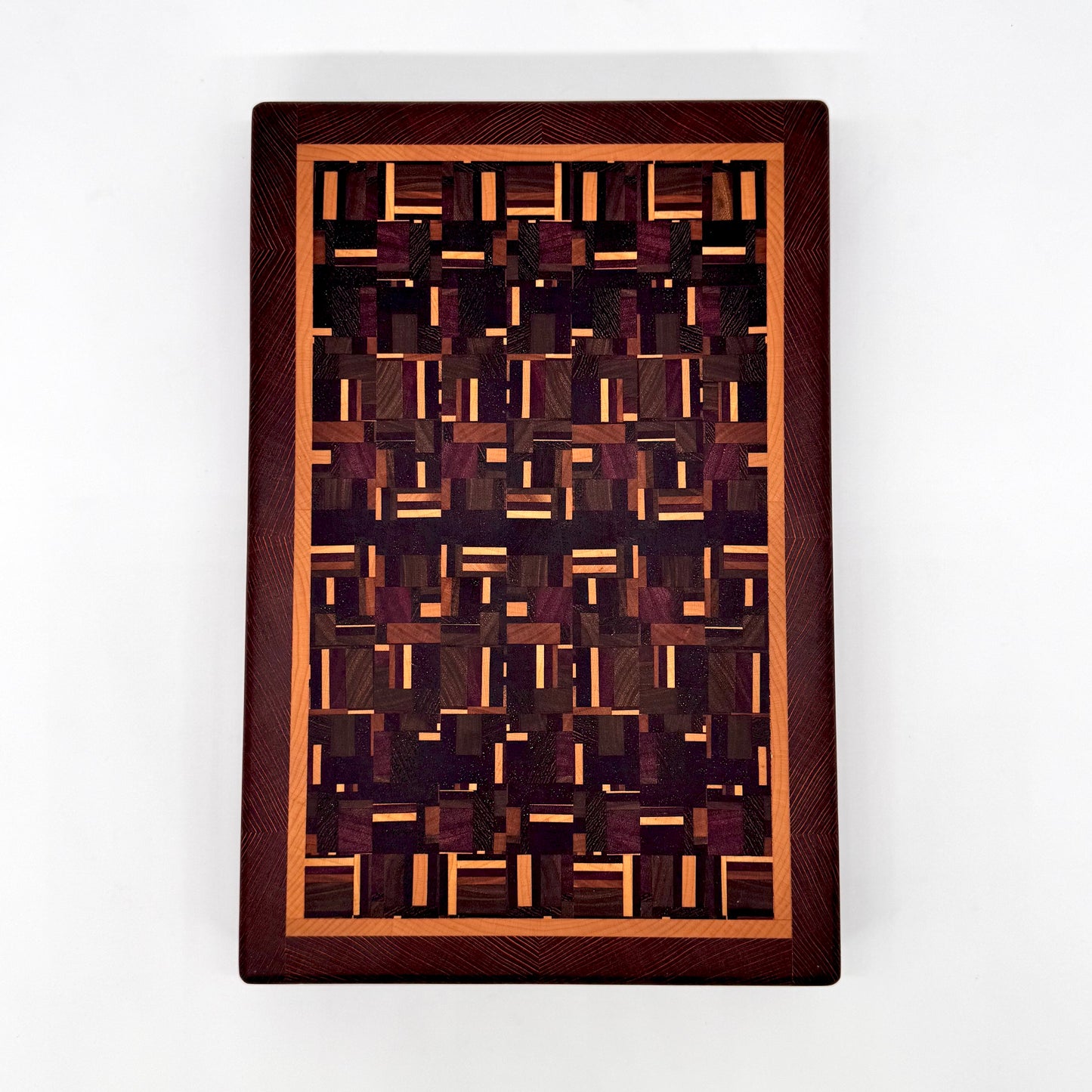 Bluegrass Chaos - End Grain Cutting & Serving Board