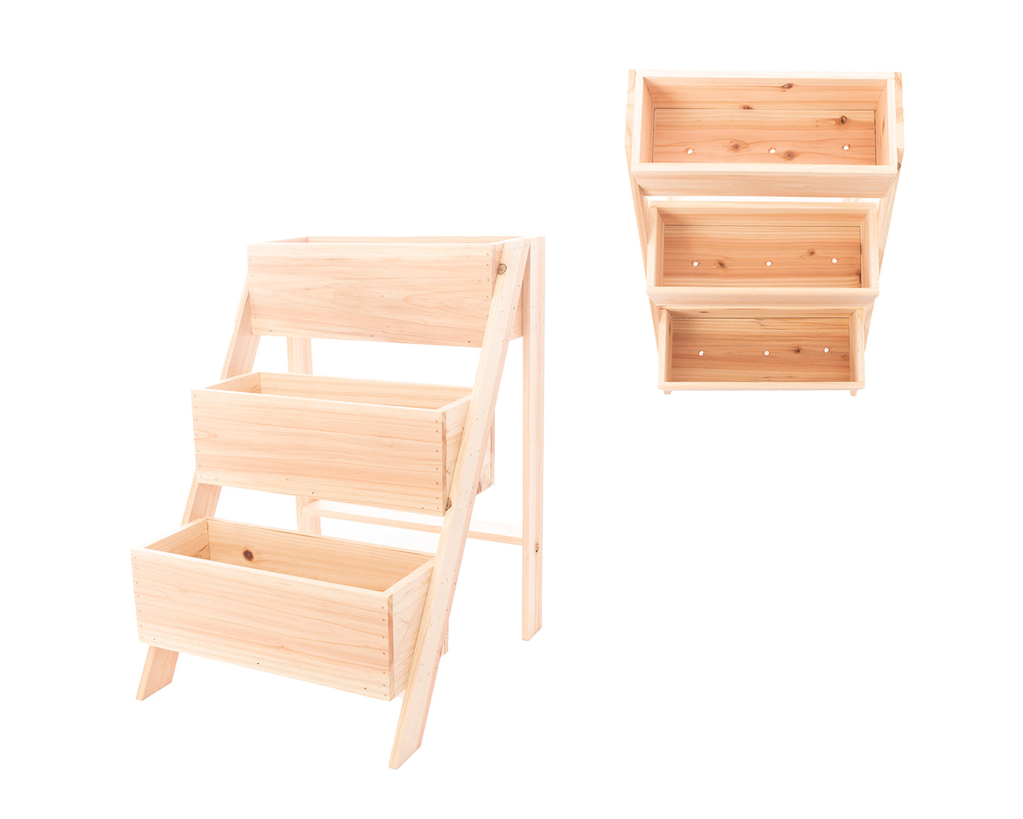 Three-Tiered Planter 17" Wide