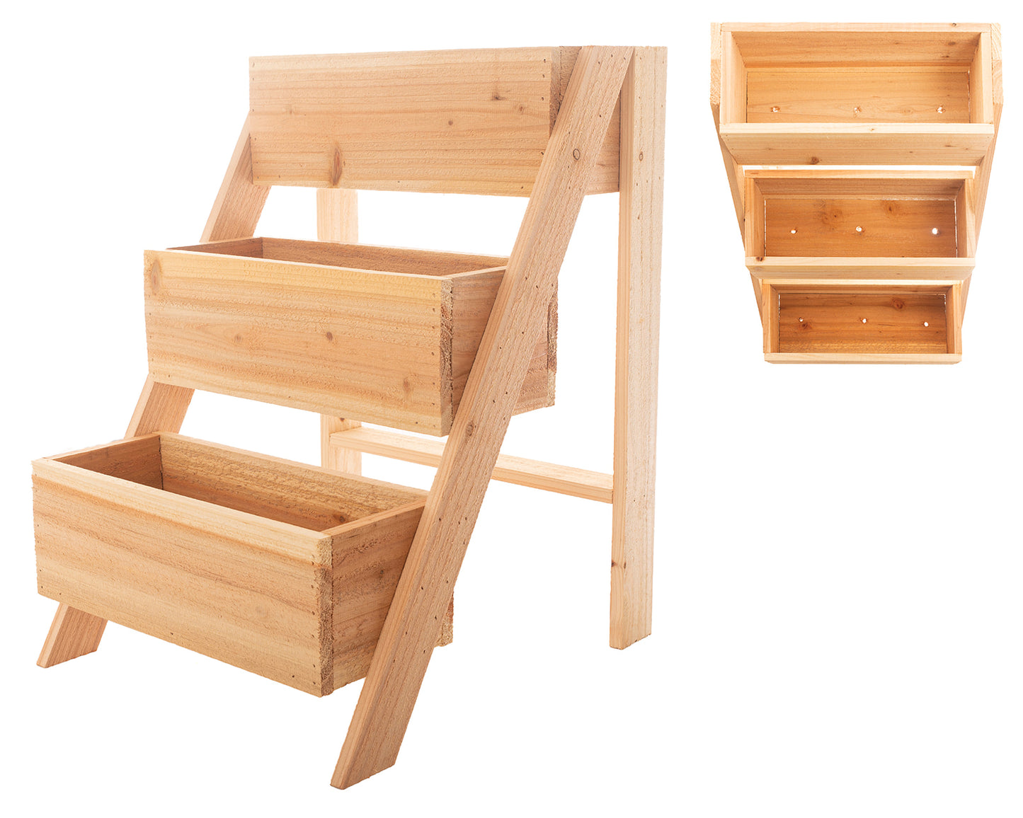 Three-Tiered Planter 17" Wide