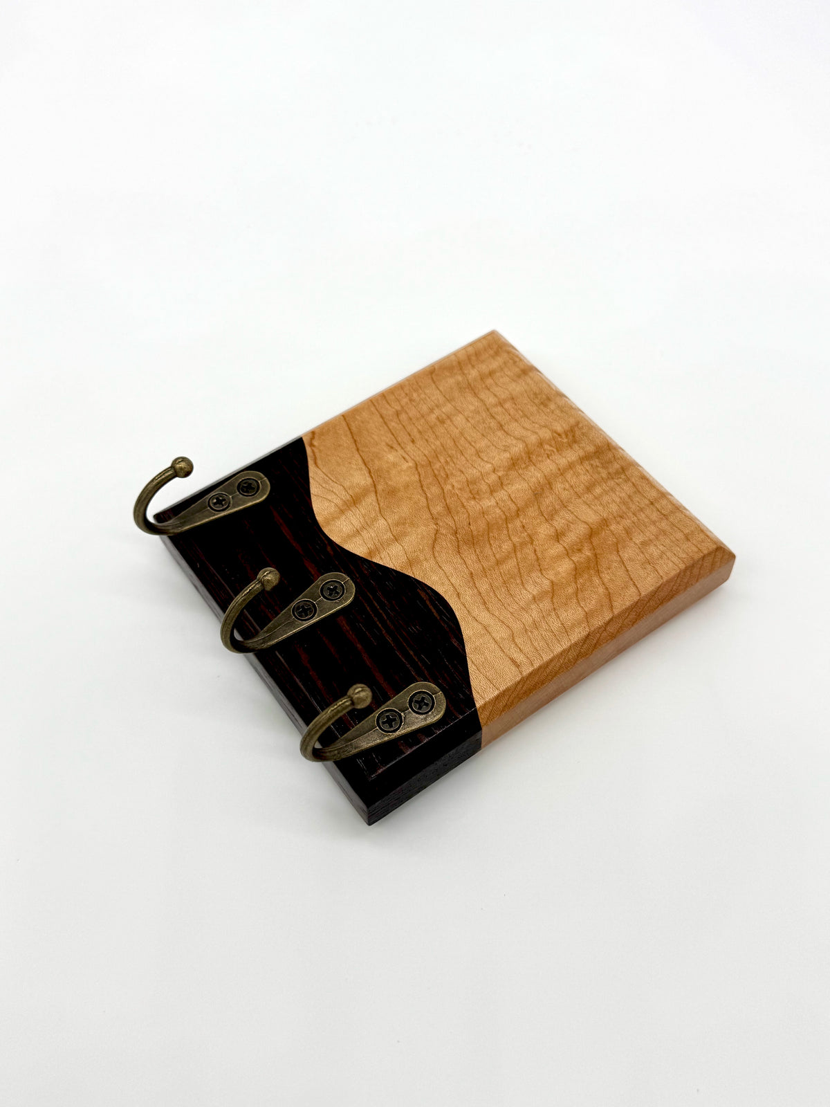 Key Holder | Curly Maple & Wenge