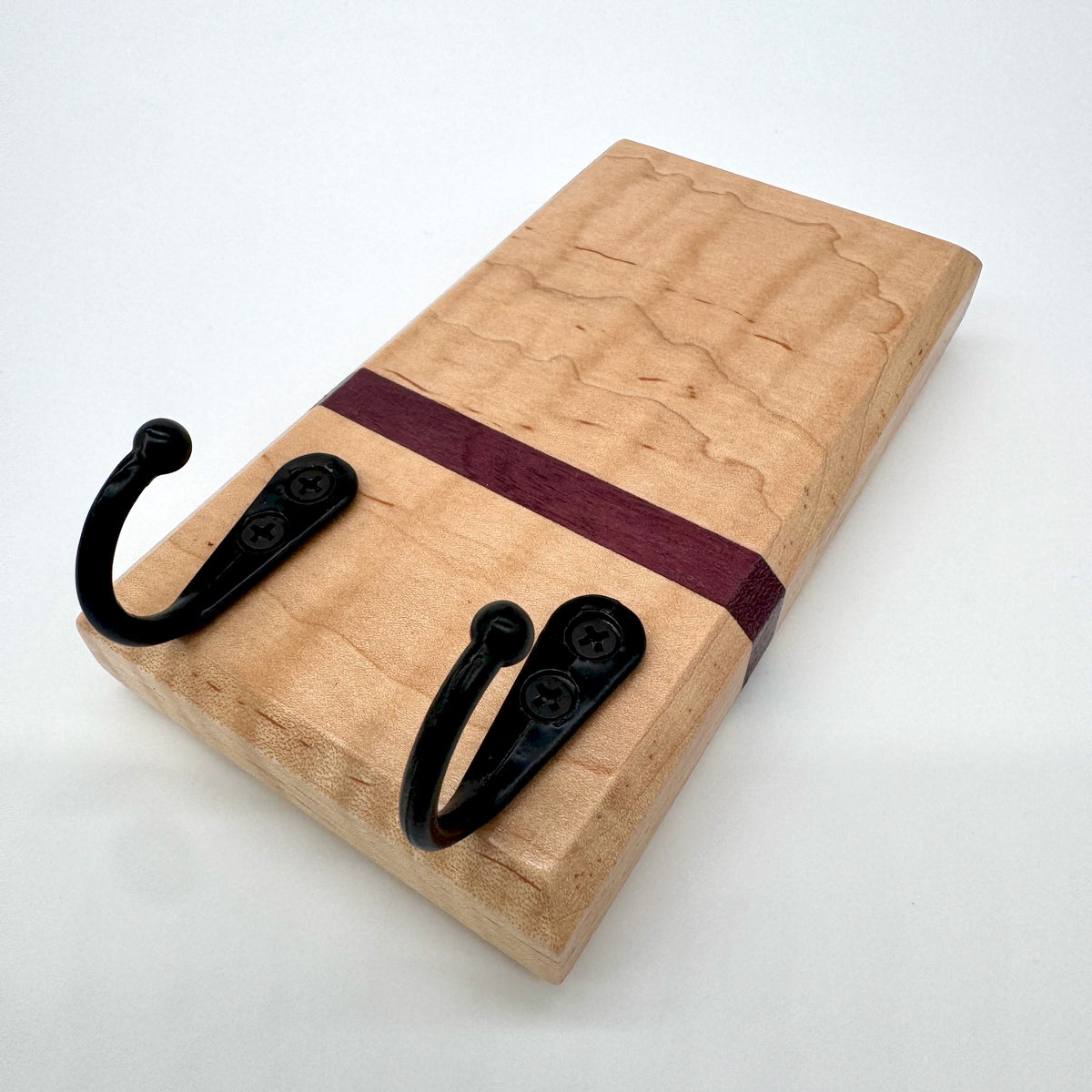 Key Holder | Curly Maple & Purpleheart