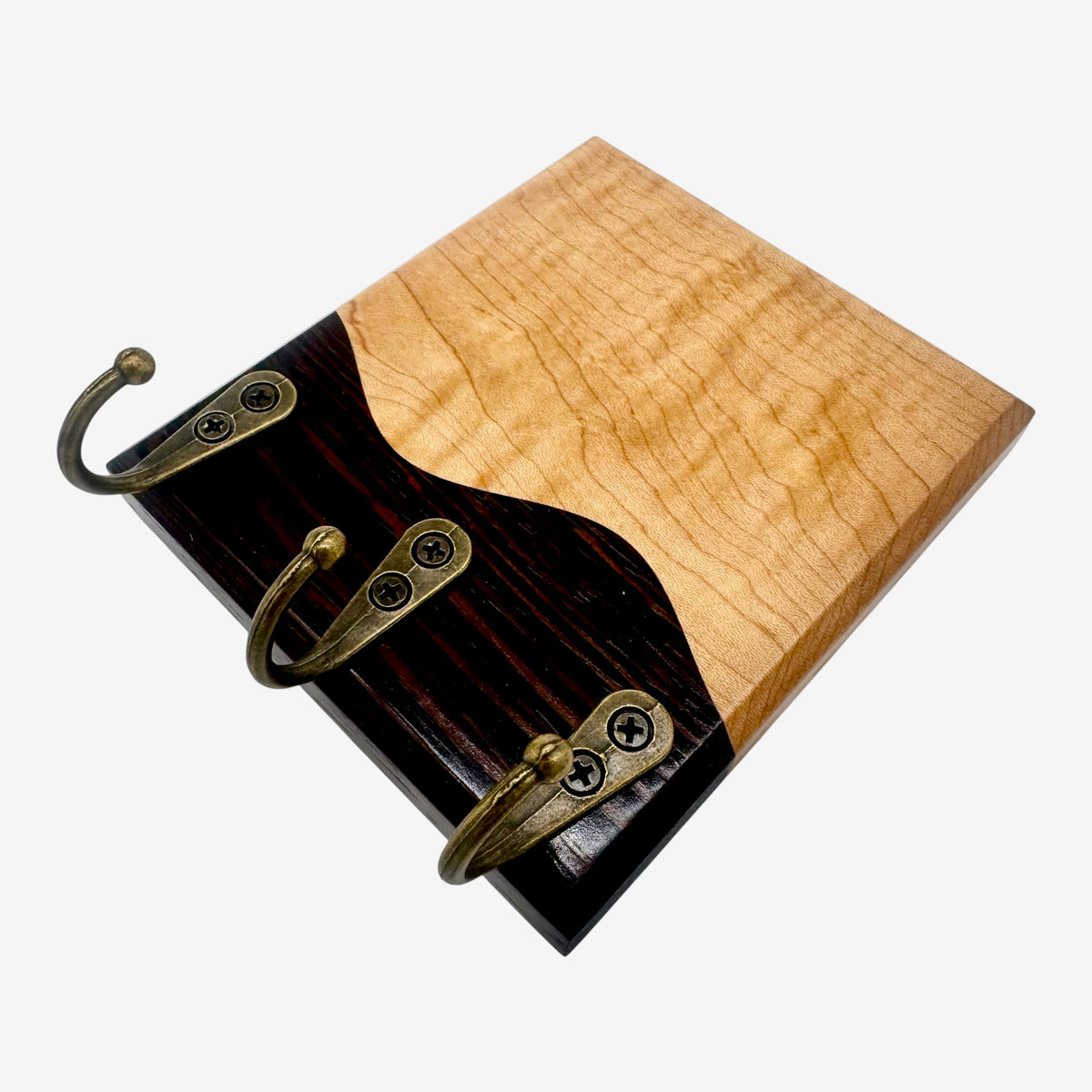 Key Holder | Curly Maple & Wenge