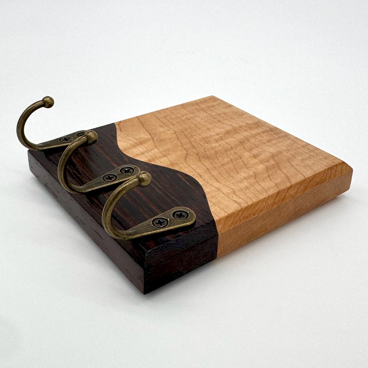 Key Holder | Curly Maple & Wenge