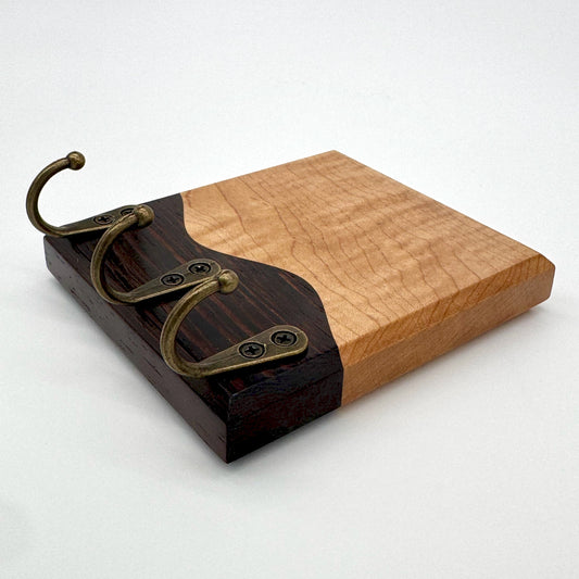 Key Holder | Curly Maple & Wenge