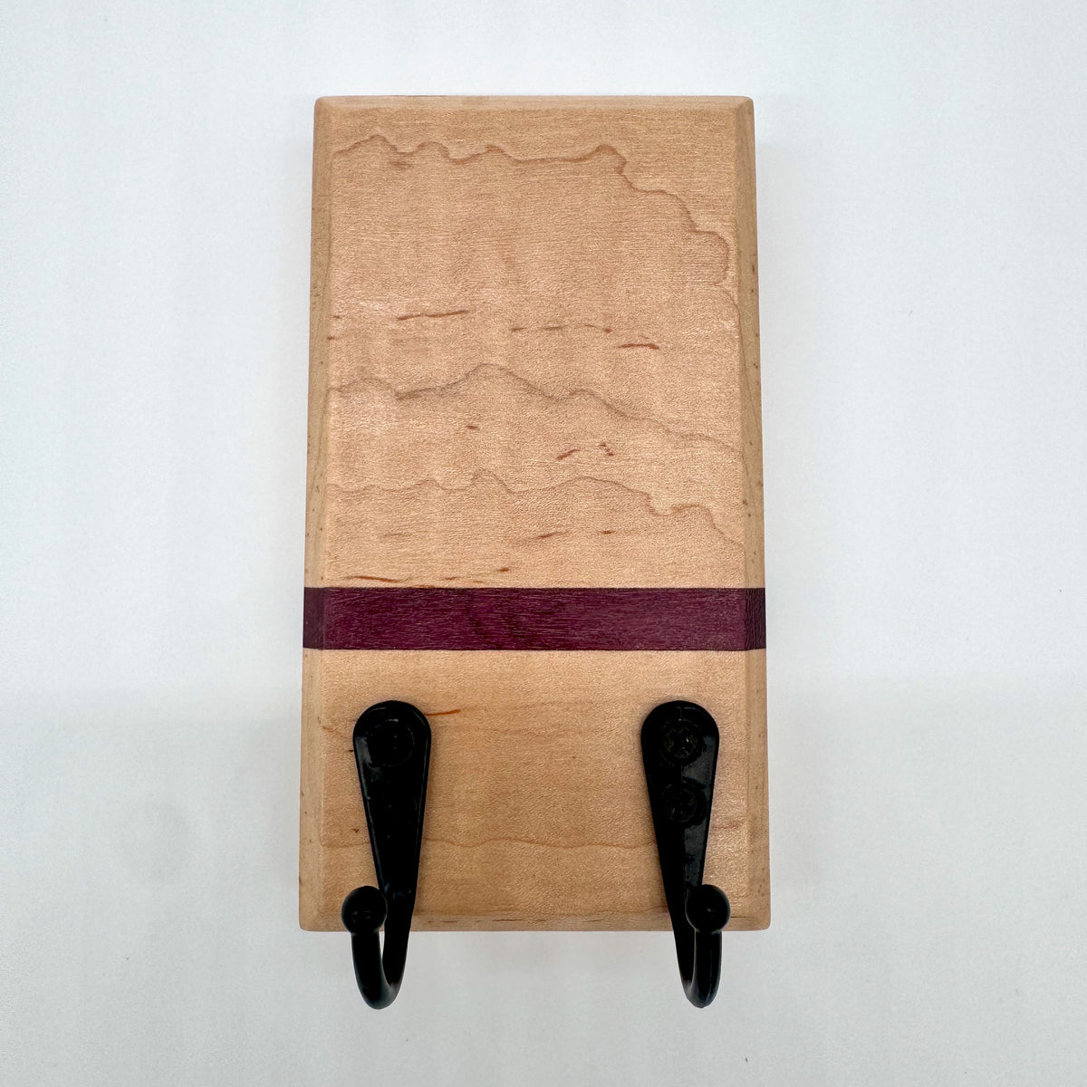 Key Holder | Curly Maple & Purpleheart