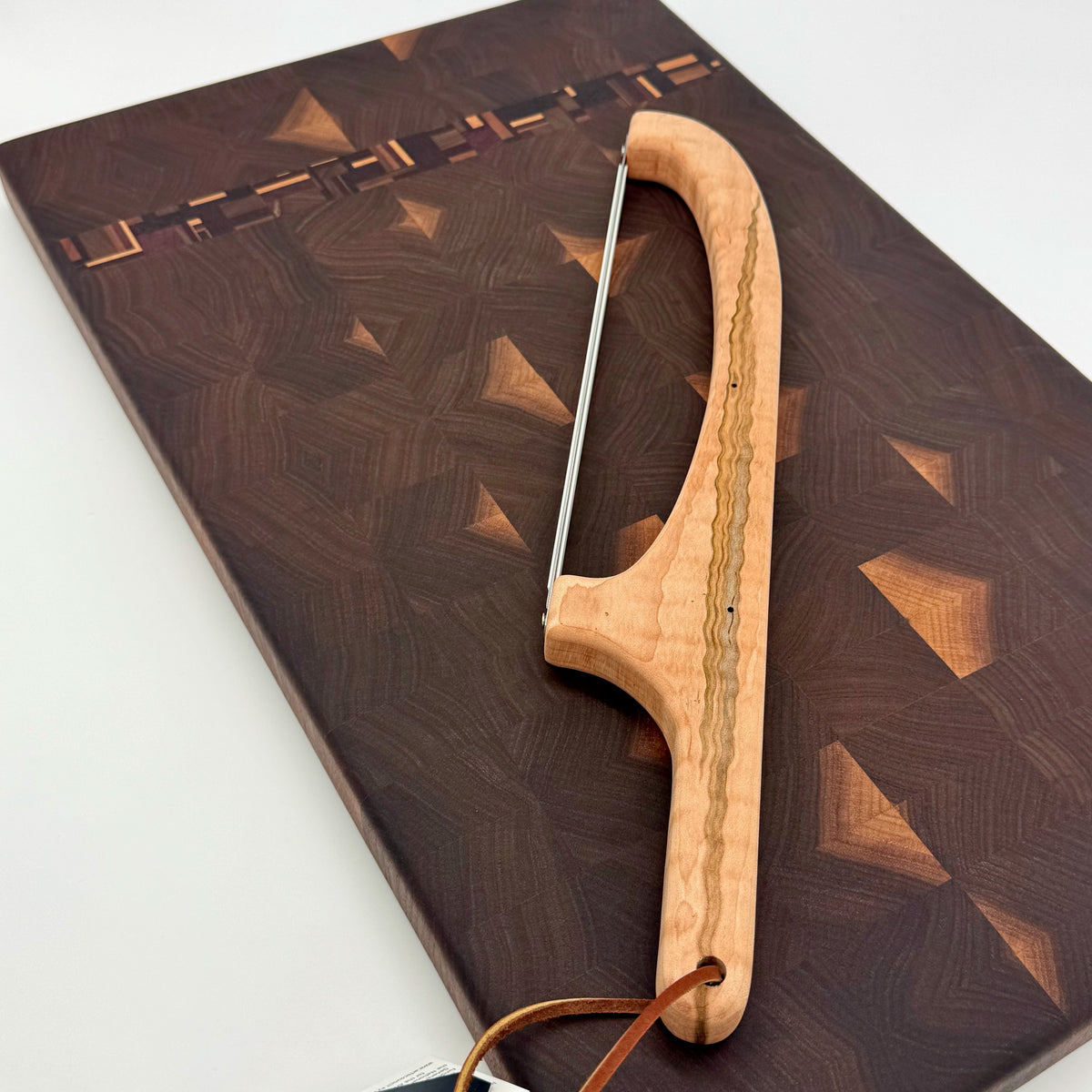 Midnight Bourbon | Black Walnut End Grain Cutting and Serving Board