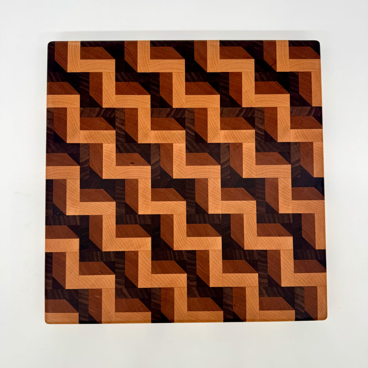 The Pinnacles | 3D End Grain Cutting and Serving Board